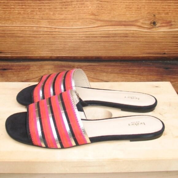 NWB Botkier Poppy Slide Sandals - Picture 1 of 8